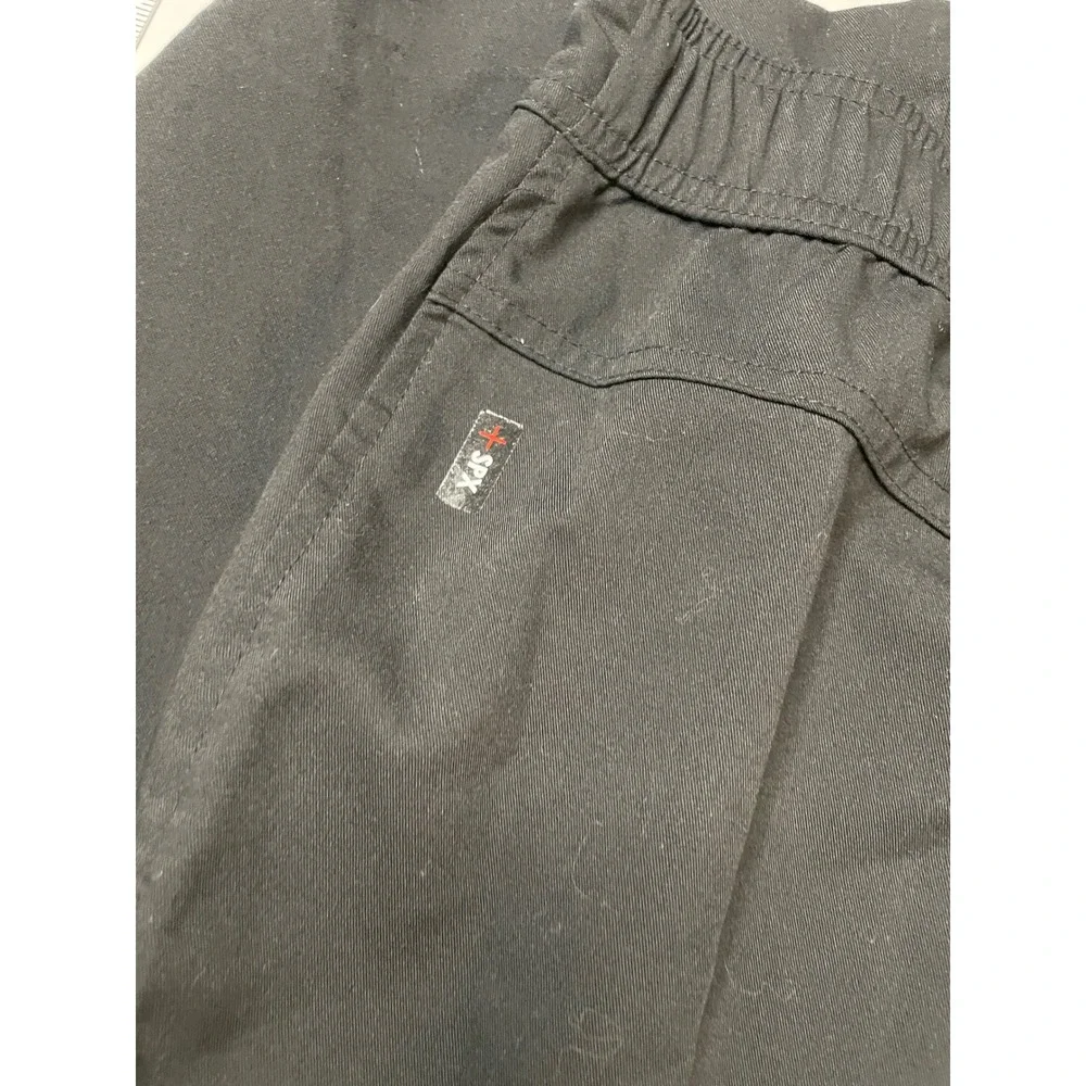 Greys Anatomy Barco Mens XL Black Spandex Stretch Scrub Pants Professional Wear